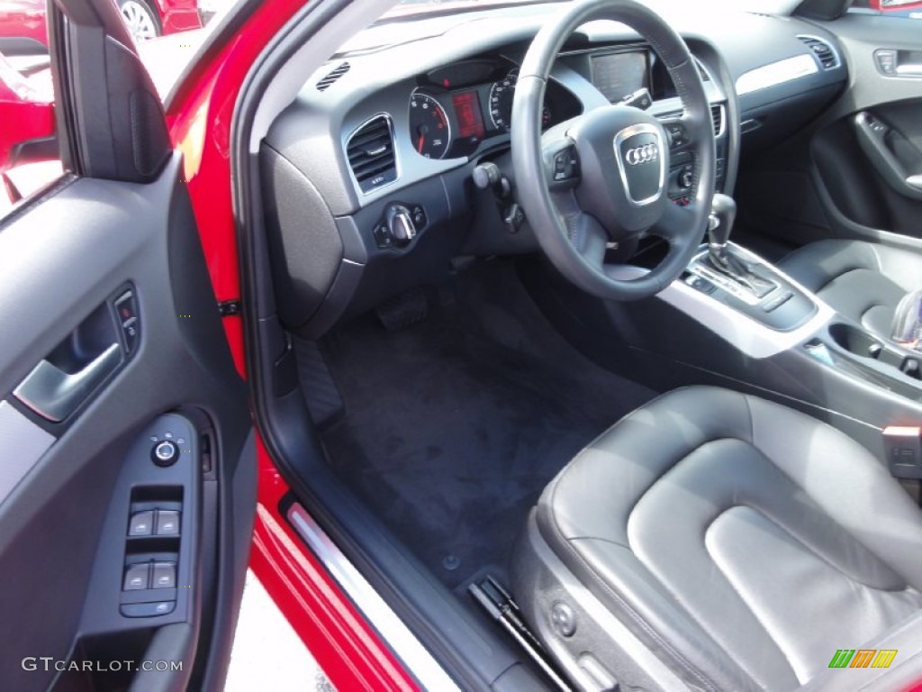 2009 A4 2.0T Premium quattro Sedan - Brilliant Red / Black photo #13