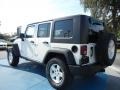 2007 Stone White Jeep Wrangler Unlimited Rubicon 4x4  photo #3