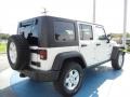 2007 Stone White Jeep Wrangler Unlimited Rubicon 4x4  photo #5