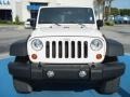 2007 Stone White Jeep Wrangler Unlimited Rubicon 4x4  photo #8