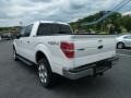 White Platinum Metallic Tri-Coat - F150 Lariat SuperCrew 4x4 Photo No. 4