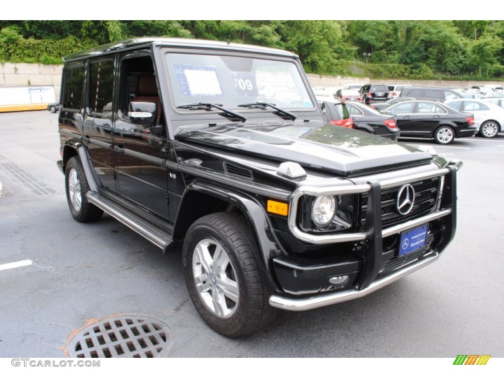 Obsidian Black Metallic 2009 Mercedes-Benz G 550 Exterior Photo #66198296
