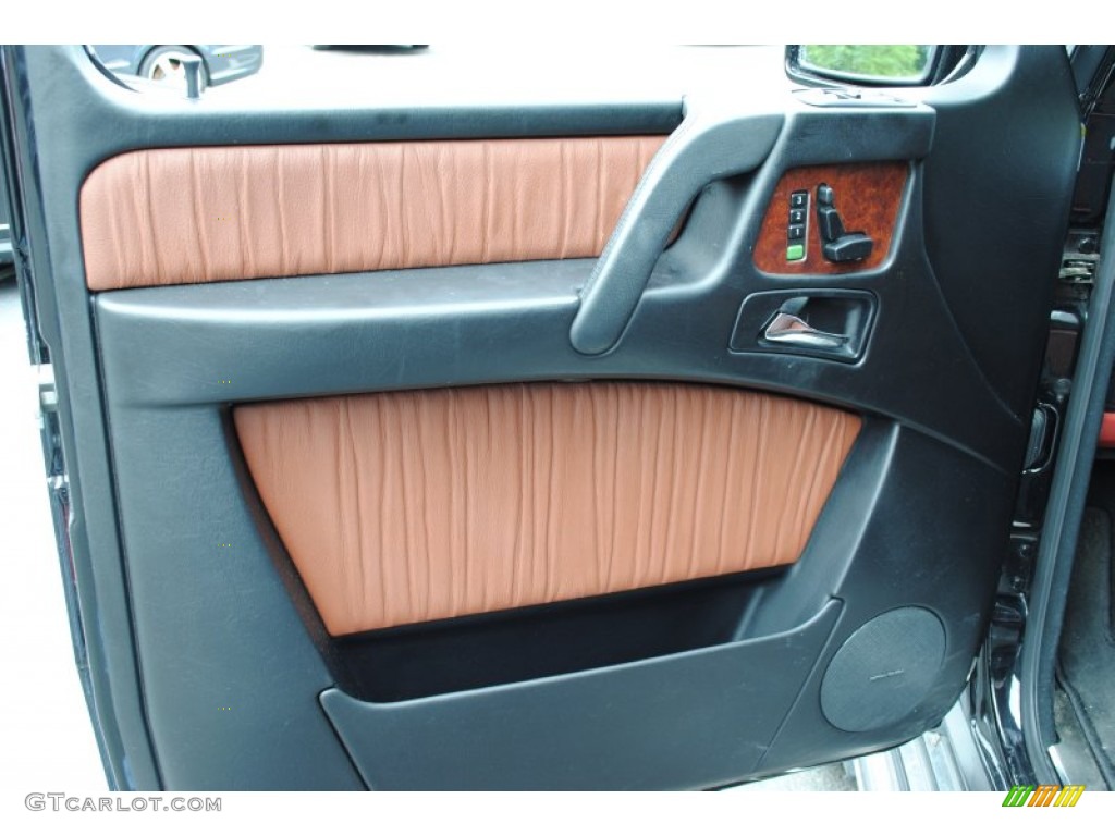2009 Mercedes-Benz G 550 Cognac/Black Door Panel Photo #66198309