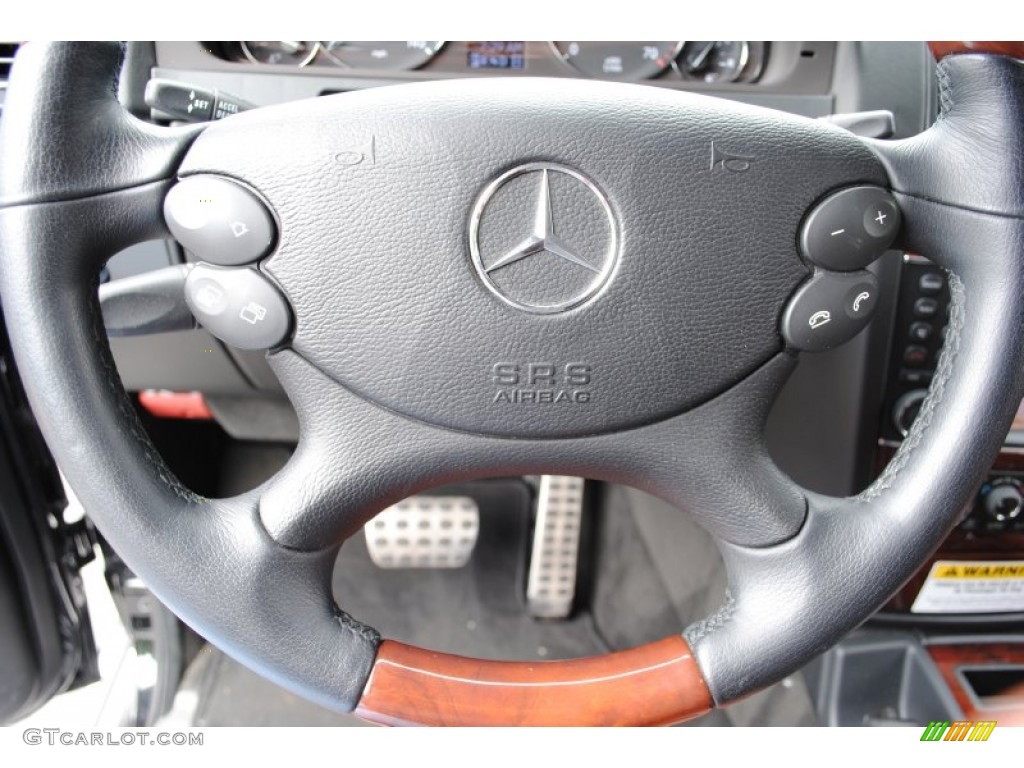 2009 Mercedes-Benz G 550 Cognac/Black Steering Wheel Photo #66198321