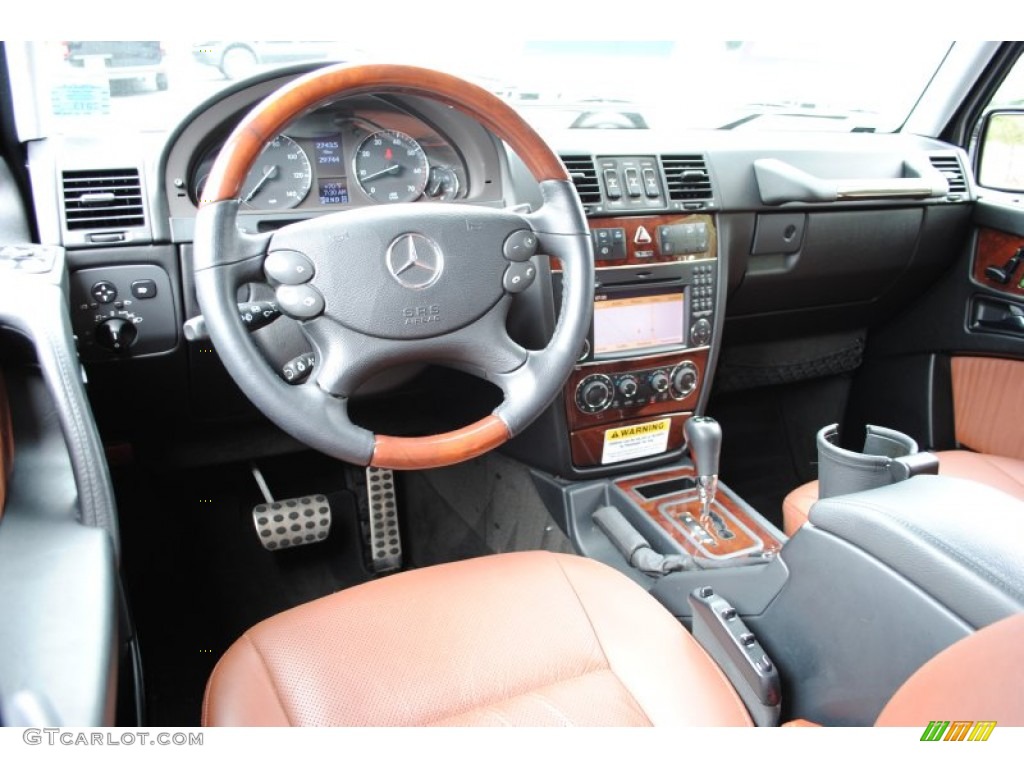 2009 Mercedes-Benz G 550 Cognac/Black Dashboard Photo #66198324