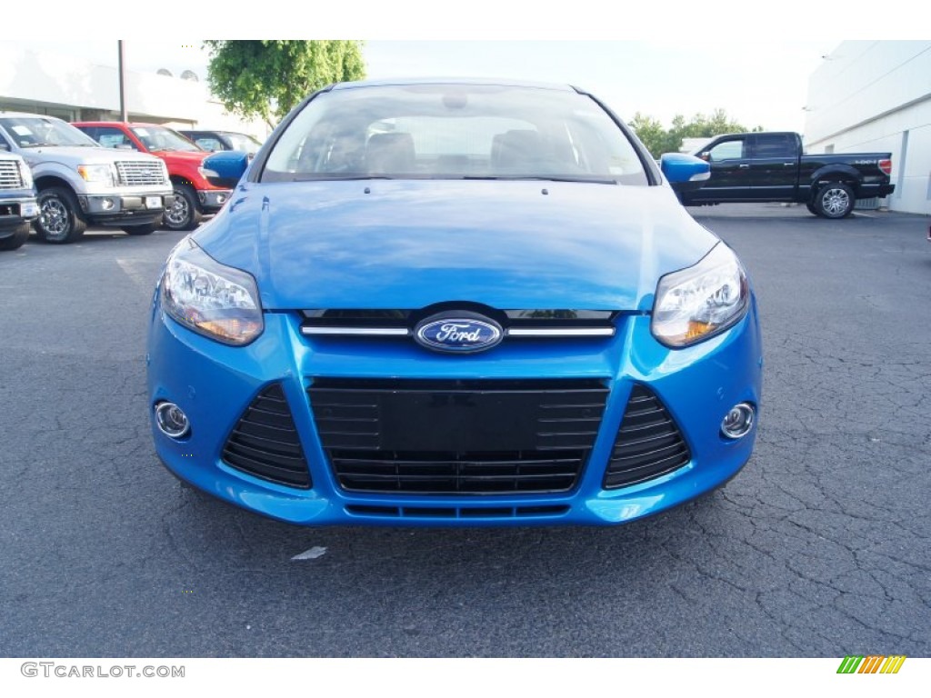 Blue Candy Metallic 2012 Ford Focus Titanium Sedan Exterior Photo #66199246
