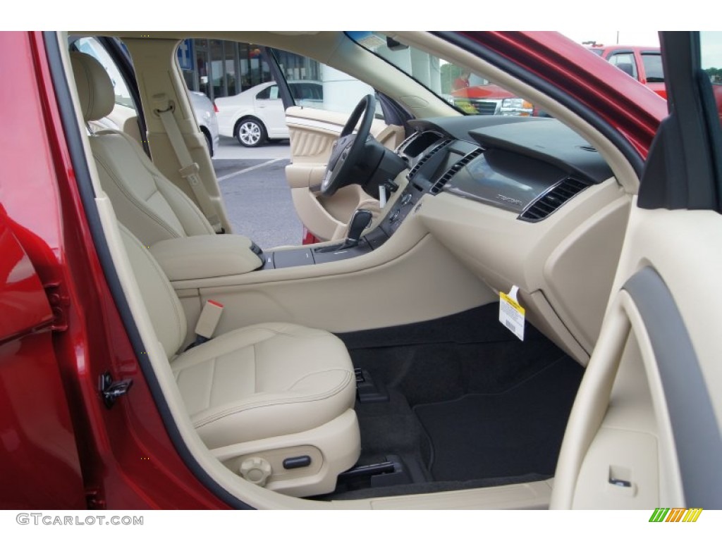2013 Taurus SEL - Ruby Red Metallic / Dune photo #11