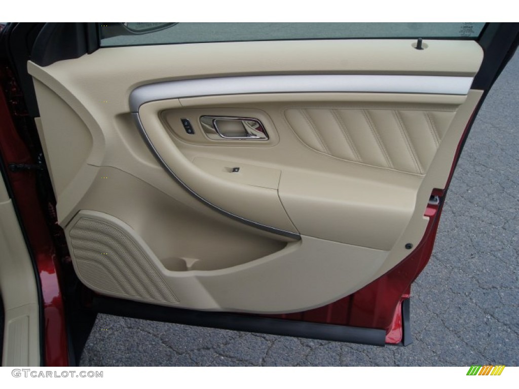 2013 Taurus SEL - Ruby Red Metallic / Dune photo #13