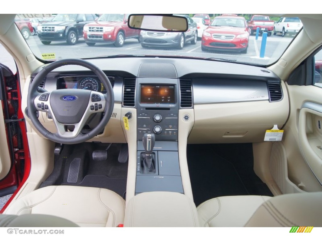 2013 Taurus SEL - Ruby Red Metallic / Dune photo #17