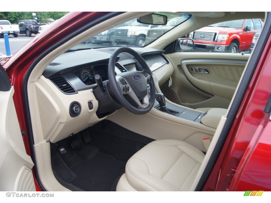 2013 Taurus SEL - Ruby Red Metallic / Dune photo #20