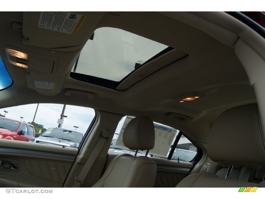 2013 Taurus SEL - Ruby Red Metallic / Dune photo #21