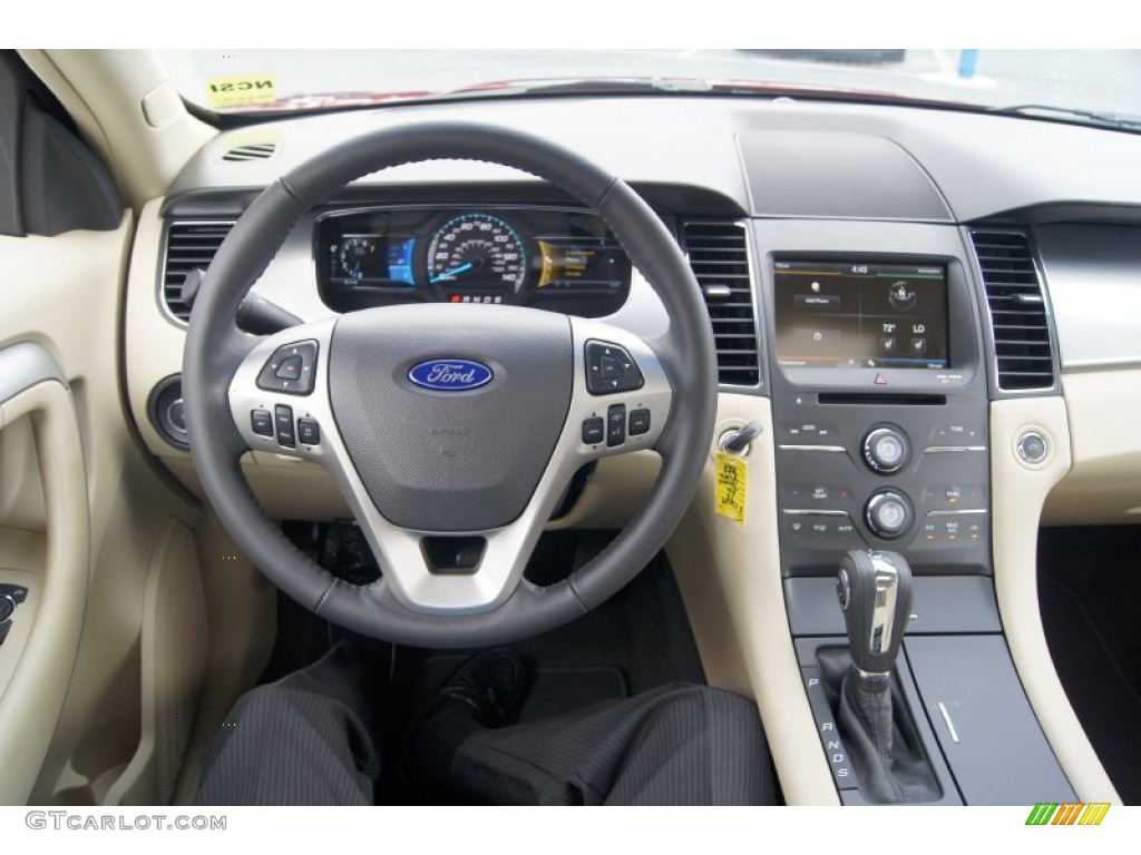 2013 Taurus SEL - Ruby Red Metallic / Dune photo #25