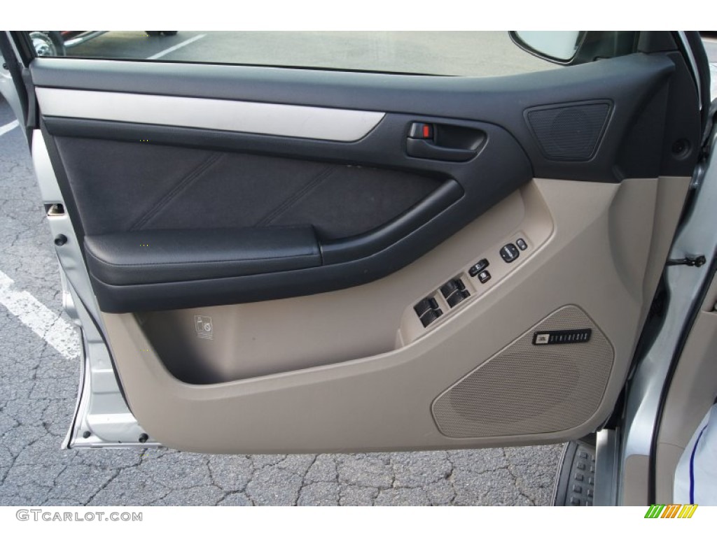 2004 Toyota 4Runner SR5 Taupe Door Panel Photo #66199514