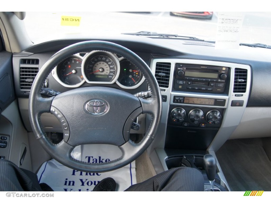 2004 Toyota 4Runner SR5 Taupe Dashboard Photo #66199535