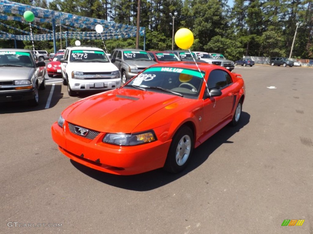 Performance Red Ford Mustang