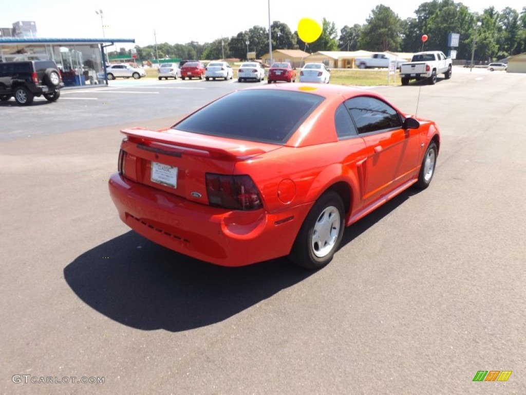 2001 Mustang V6 Coupe - Performance Red / Medium Parchment photo #5