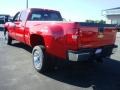 2008 Victory Red Chevrolet Silverado 3500HD LT Crew Cab 4x4 Dually  photo #6