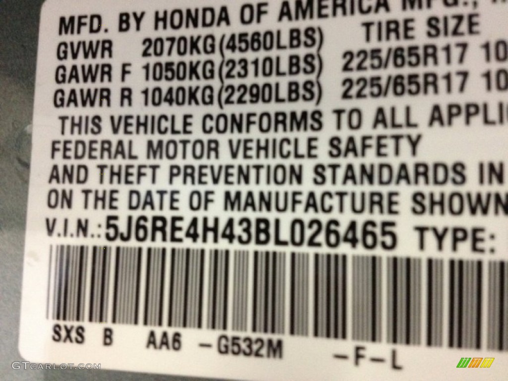 2011 CR-V SE 4WD - Opal Sage Metallic / Ivory photo #24
