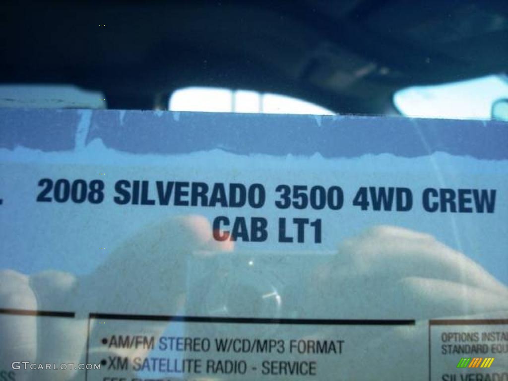 2008 Silverado 3500HD LT Crew Cab 4x4 Dually - Victory Red / Ebony photo #41