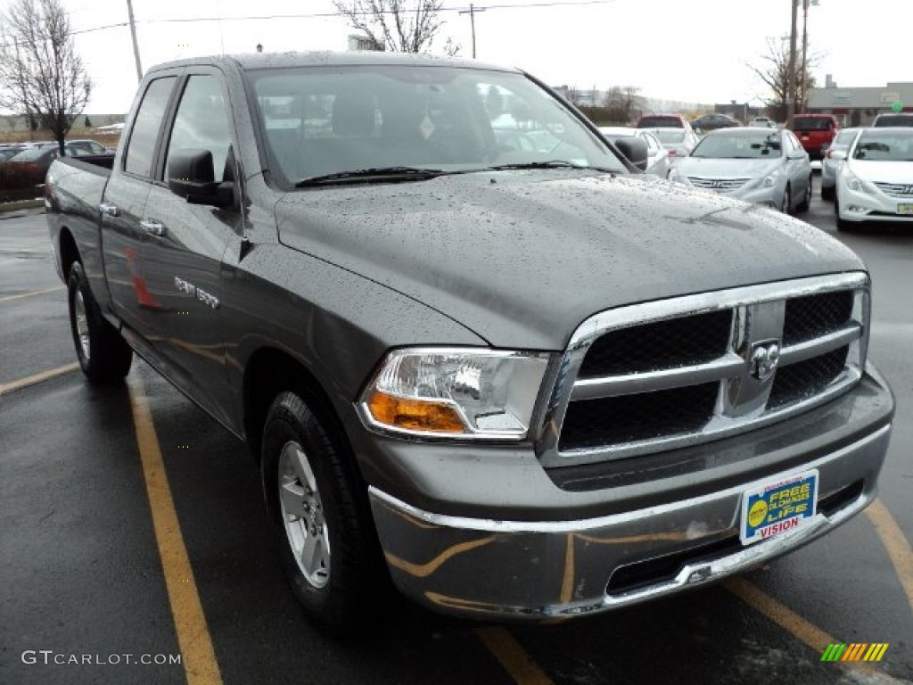 2011 Ram 1500 SLT Quad Cab 4x4 - Mineral Gray Metallic / Dark Slate Gray/Medium Graystone photo #10