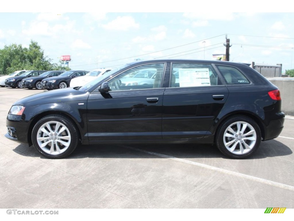 Brilliant Black 2012 Audi A3 2.0T Exterior Photo #66205943