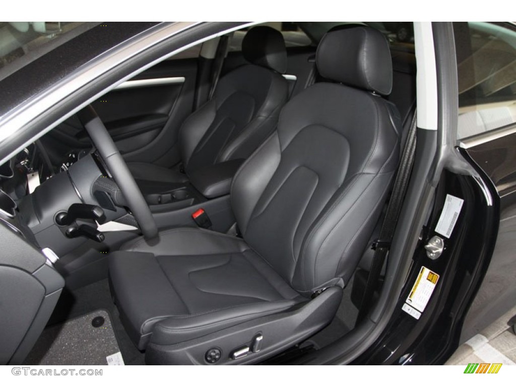 Black Interior 2013 Audi A5 2.0T quattro Coupe Photo #66206286