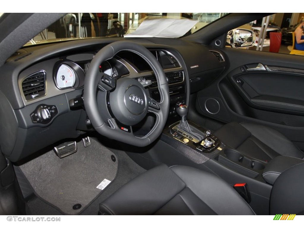 Black Interior 2013 Audi S5 3.0 TFSI quattro Coupe Photo #66206373