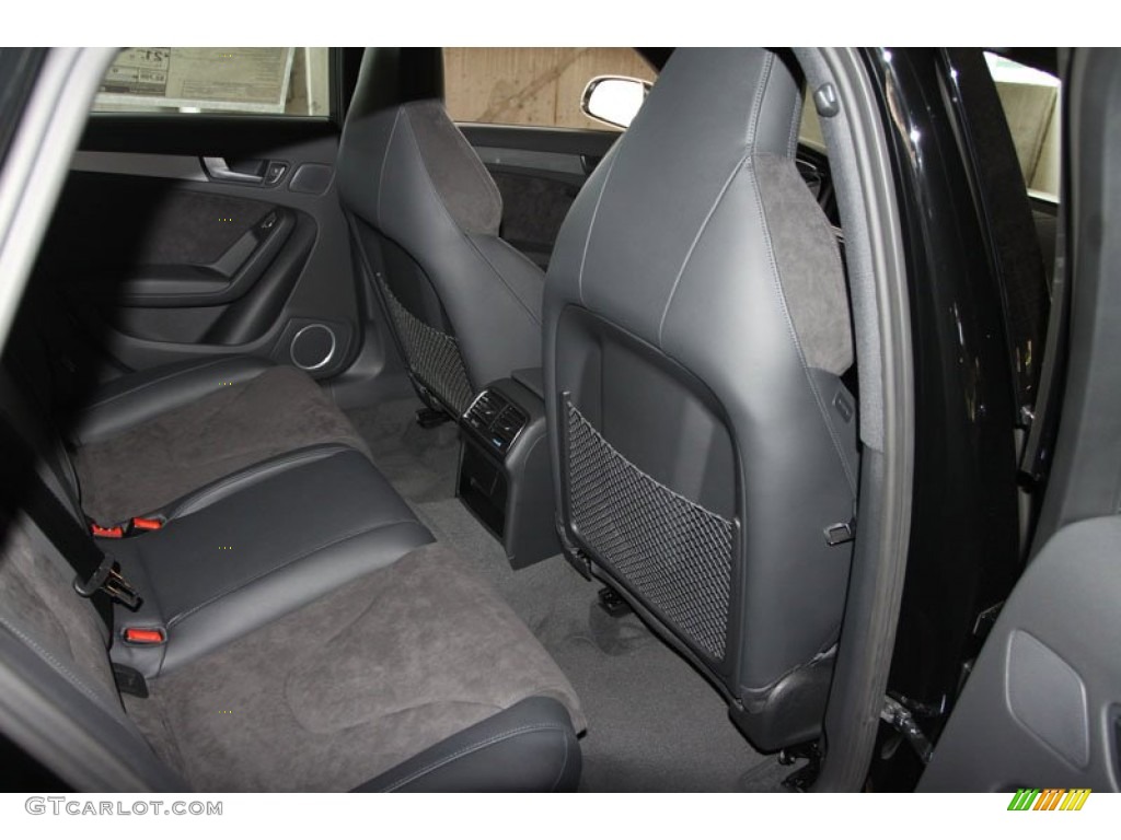 Black Interior 2013 Audi S4 3.0T quattro Sedan Photo #66206514