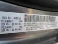 PDM: Mineral Gray Metallic 2012 Jeep Patriot Latitude Color Code