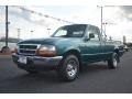 Pacific Green Metallic 1998 Ford Ranger XLT Regular Cab