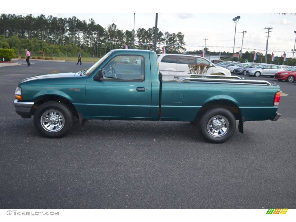 Pacific Green Metallic 1998 Ford Ranger XLT Regular Cab Exterior Photo #66209203