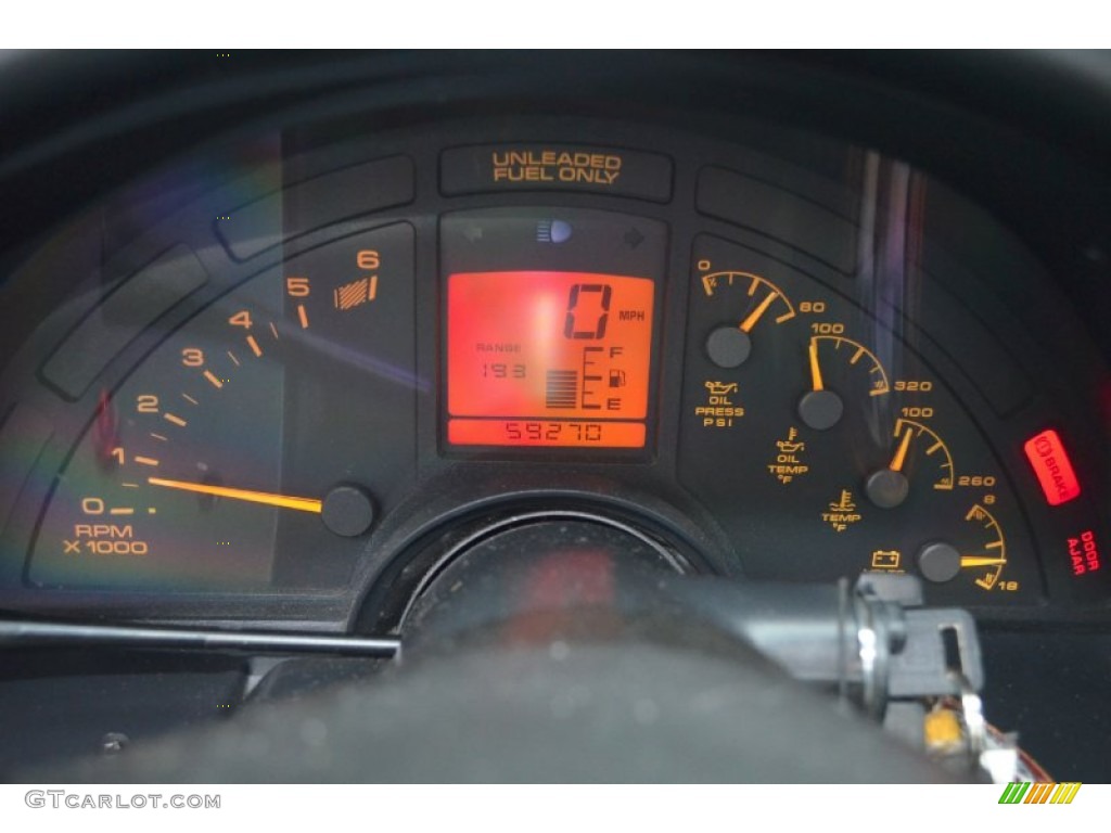 1992 Chevrolet Corvette Convertible Gauges Photo #66209713