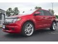 2010 Red Candy Metallic Ford Edge Sport AWD  photo #1