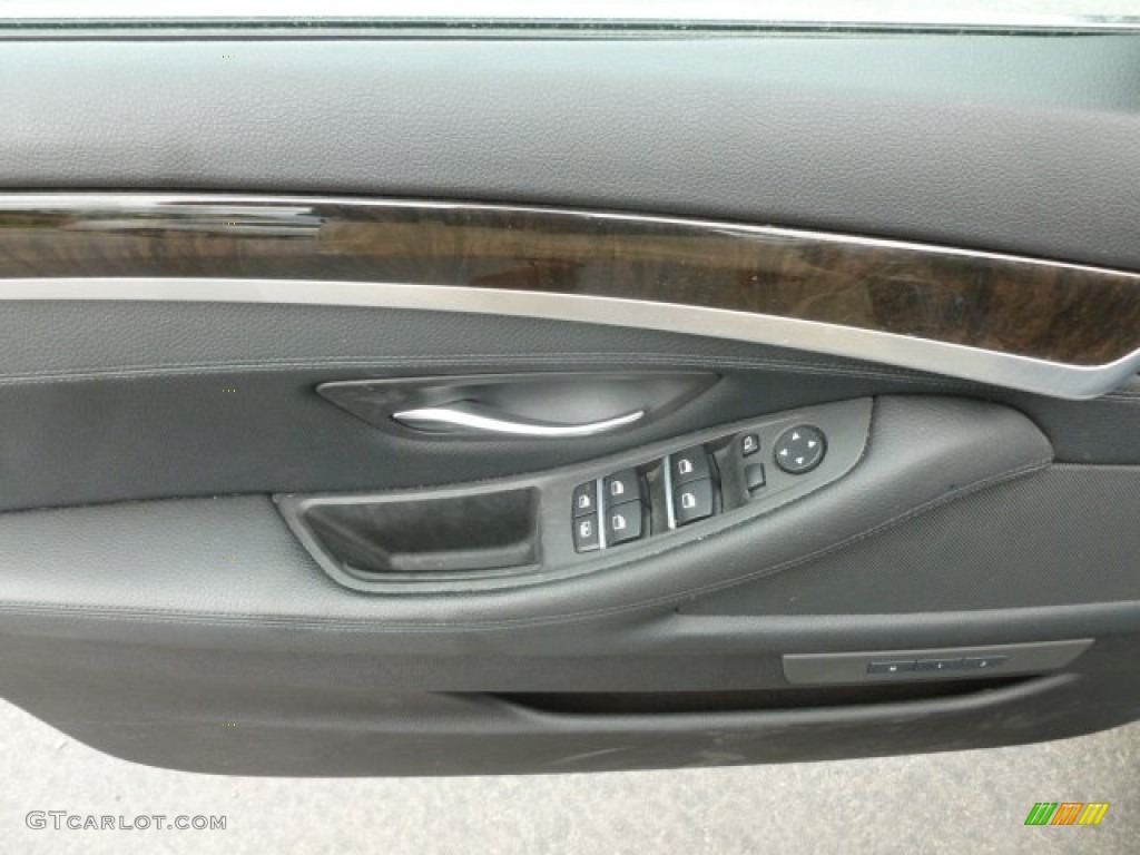 2011 5 Series 535i xDrive Sedan - Space Gray Metallic / Black photo #17