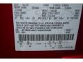 U6: Red Candy Metallic 2010 Ford Edge Sport AWD Color Code