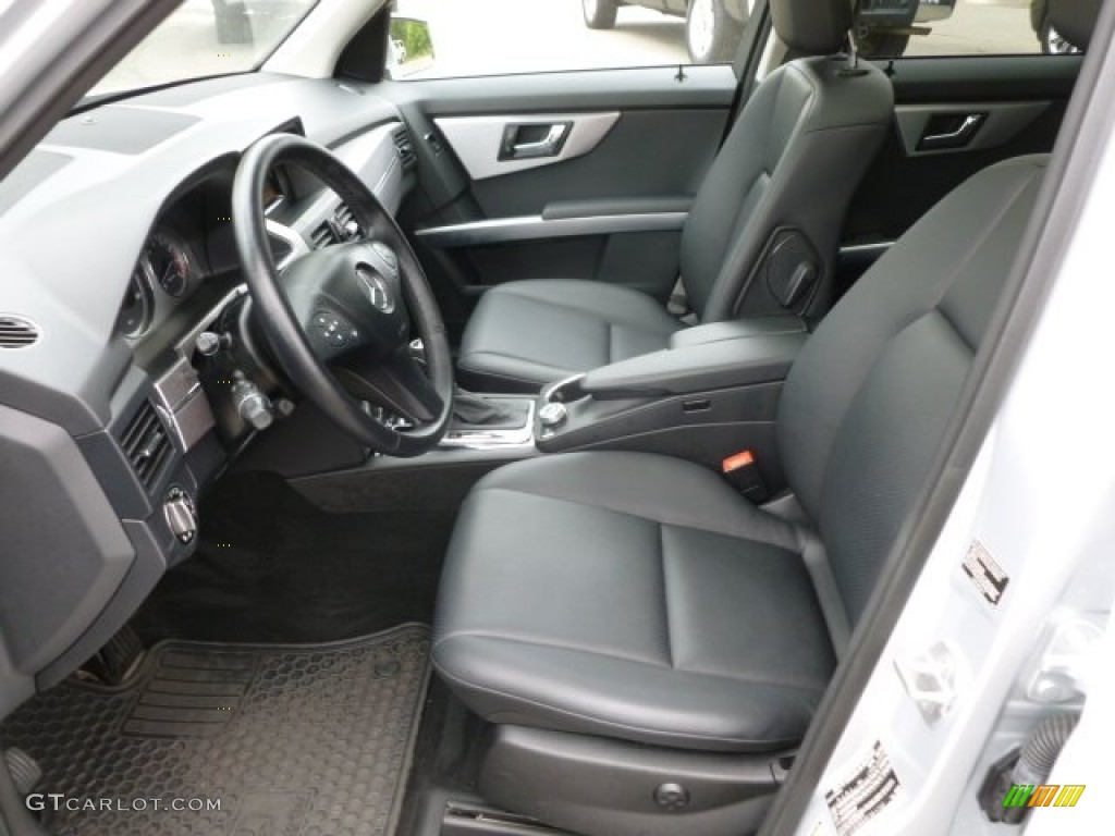 Black Interior 2010 Mercedes-Benz GLK 350 4Matic Photo #66210094