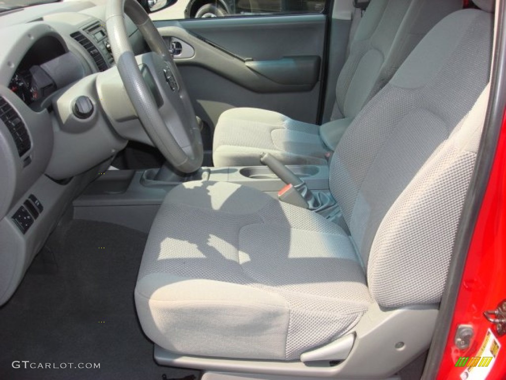 Steel Interior 2008 Nissan Frontier SE Crew Cab Photo #66211150