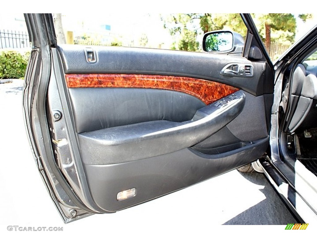 2003 Acura CL 3.2 Ebony Door Panel Photo #66211249