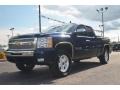 2009 Imperial Blue Metallic Chevrolet Silverado 1500 LT Extended Cab 4x4  photo #1