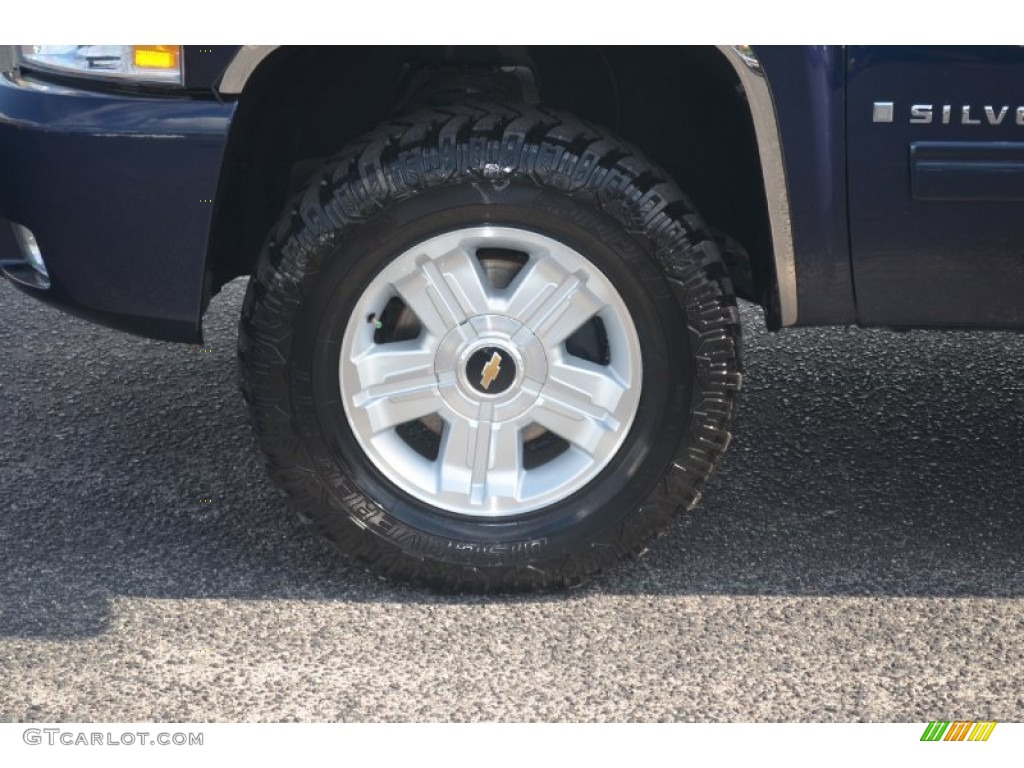 2009 Silverado 1500 LT Extended Cab 4x4 - Imperial Blue Metallic / Ebony photo #9