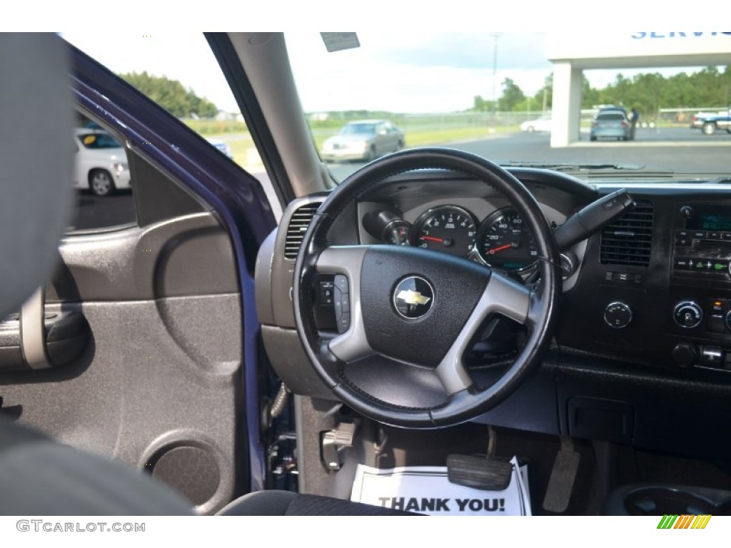 2009 Silverado 1500 LT Extended Cab 4x4 - Imperial Blue Metallic / Ebony photo #13