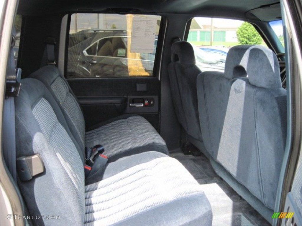 1994 Suburban K1500 4x4 - Atlantic Blue Metallic / Denim Blue photo #6