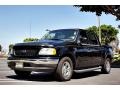 2002 Black Ford F150 Lariat SuperCrew  photo #9