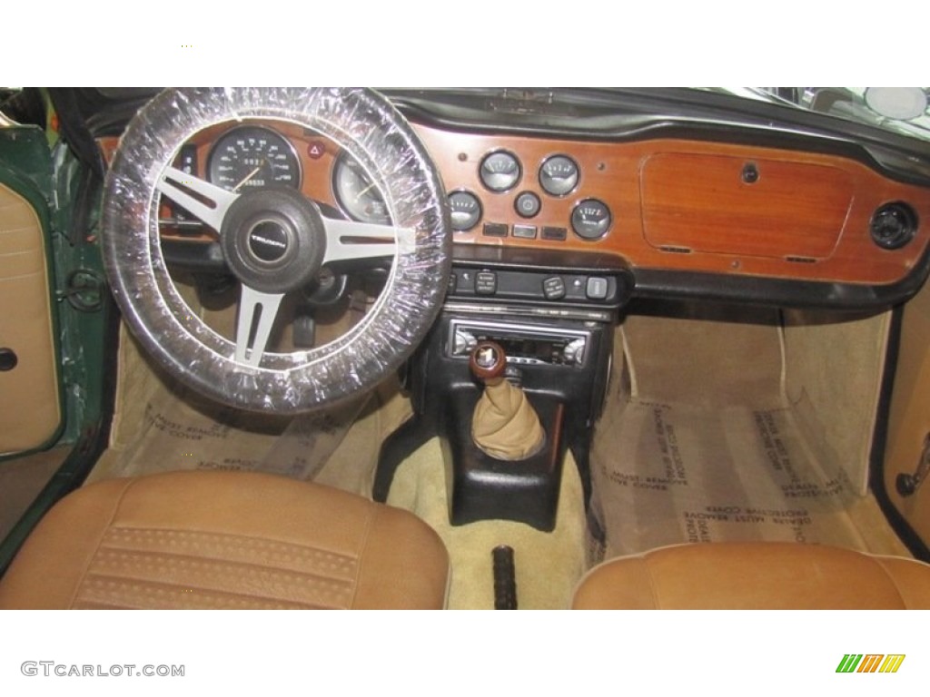 1976 TR6 Roadster - British Racing Green / Beige photo #8