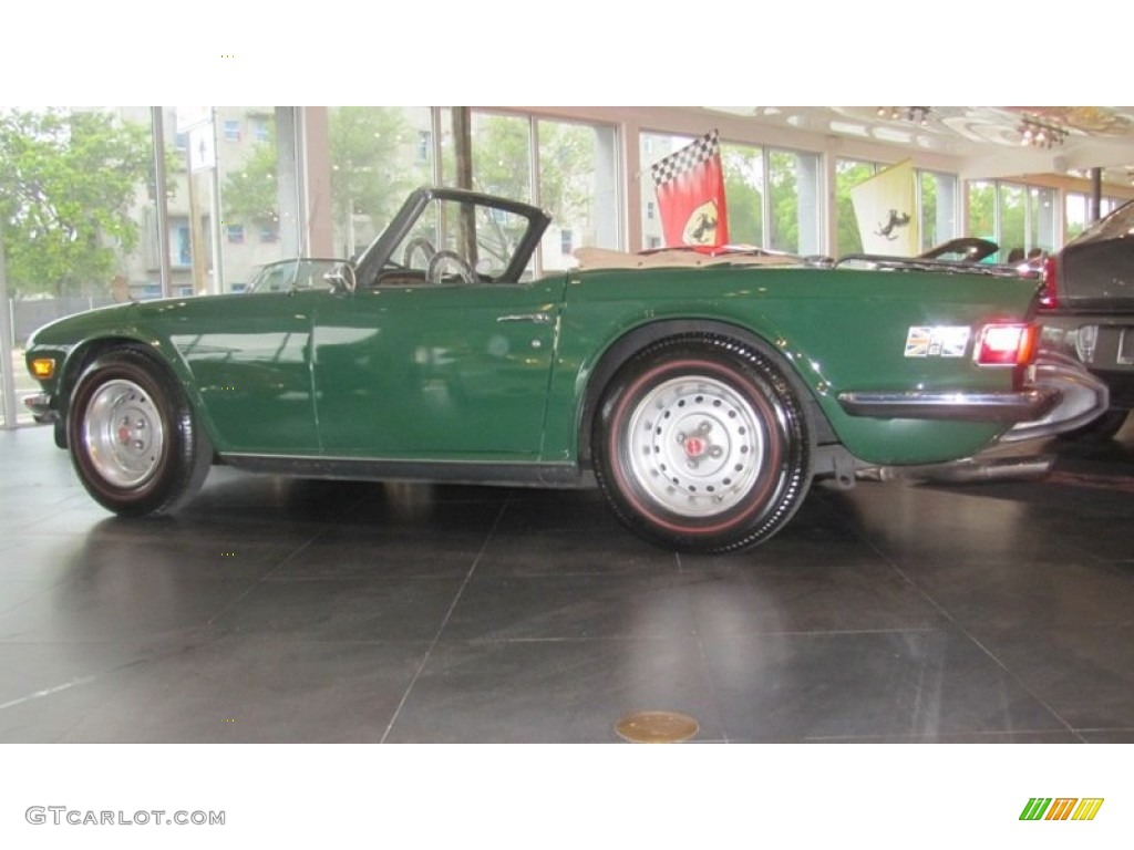 1976 TR6 Roadster - British Racing Green / Beige photo #13