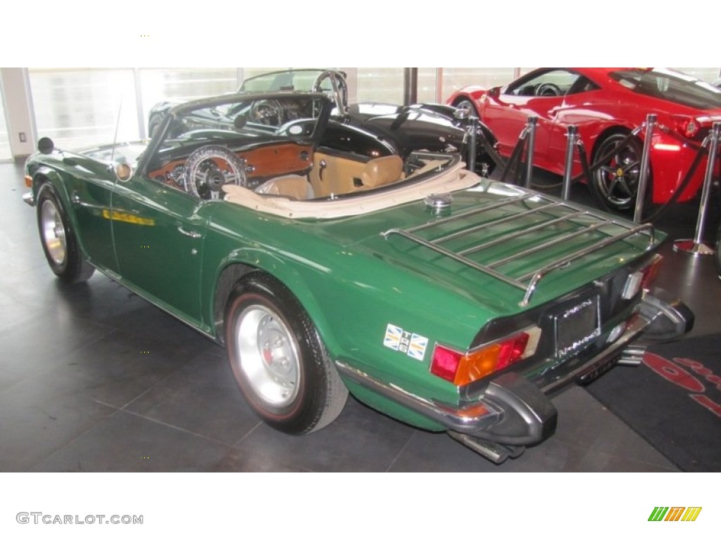 1976 TR6 Roadster - British Racing Green / Beige photo #14
