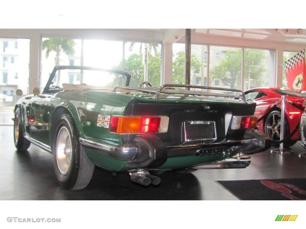 1976 TR6 Roadster - British Racing Green / Beige photo #15