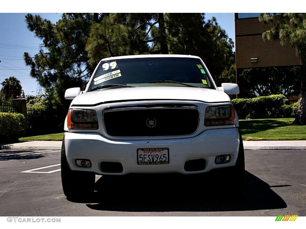 1999 Escalade 4WD - Aspen White / Neutral photo #3