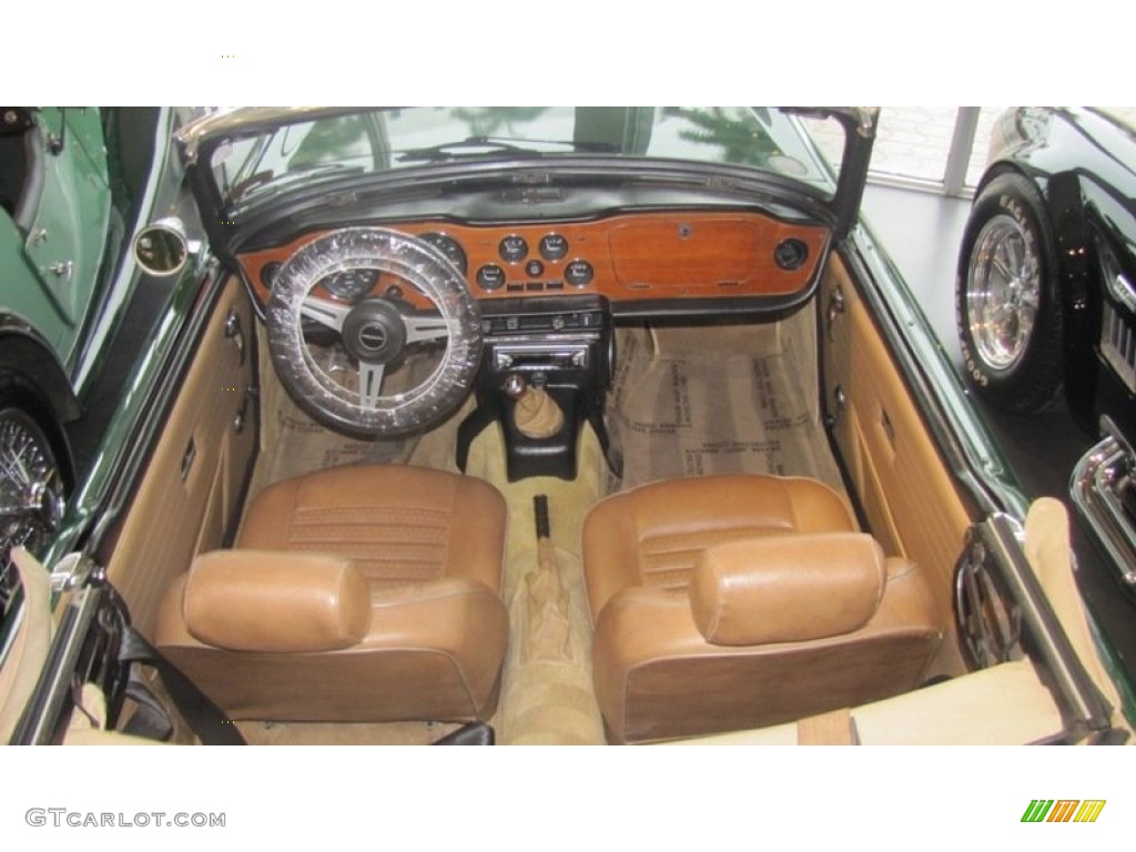 1976 TR6 Roadster - British Racing Green / Beige photo #21