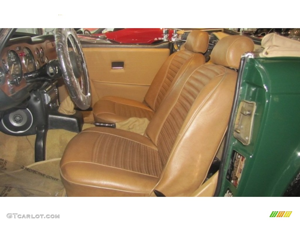 1976 TR6 Roadster - British Racing Green / Beige photo #22